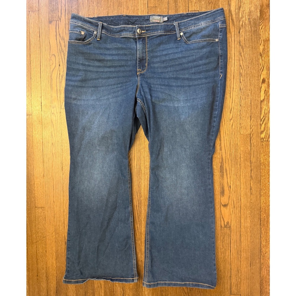 Torrid Luxe Slim Boot Jeans Womens 24S Medium Wash Stretch Denim Bootcut